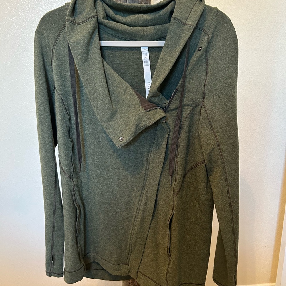 lululemon athletica Green Wrap Top